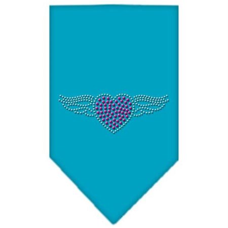 UNCONDITIONAL LOVE Aviator Rhinestone Bandana Turquoise Small UN801000